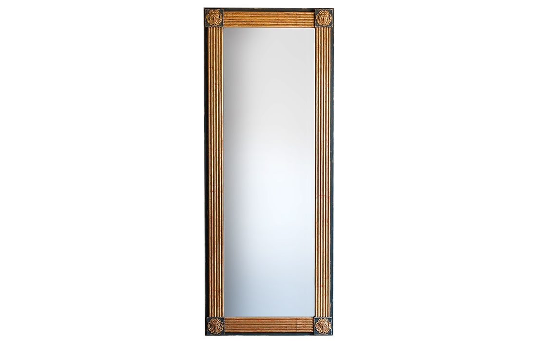 Ref M7 Tall Gorgona Mirror Black And, Tall Thin Antique Mirror
