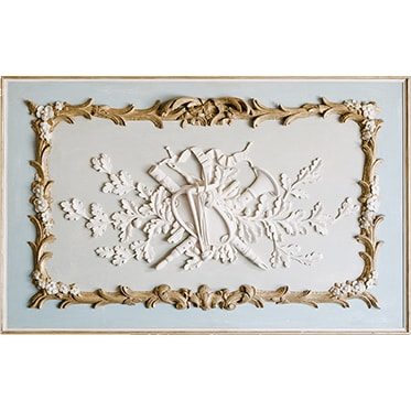 REF : B39 GOLD LOUIS XV MUSIC AND FOLIAGE