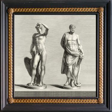 NEW COLLECTION   REF : G73  ANTIQUES STATUES (4 PIECES)