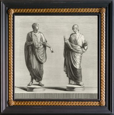NEW COLLECTION   REF : G75  ANTIQUES STATUES (4 PIECES)