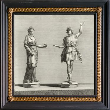 NEW COLLECTION   REF : G76  ANTIQUES STATUES (4 PIECES)