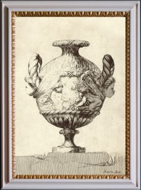 NEW COLLECTION   REF : G132 B  BAROQUE  URNS (8 PIECES)